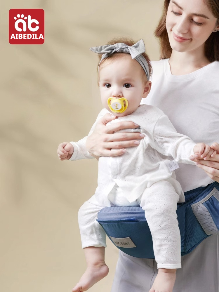 Ergonomic Baby Carrier - AIBEDILA Kid Carrier Breathable Hip Seat
