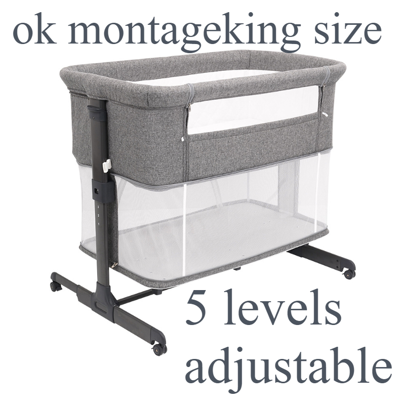 Baby Swing Bouncer - Mobile stroller bed dual-purpose newborn bed