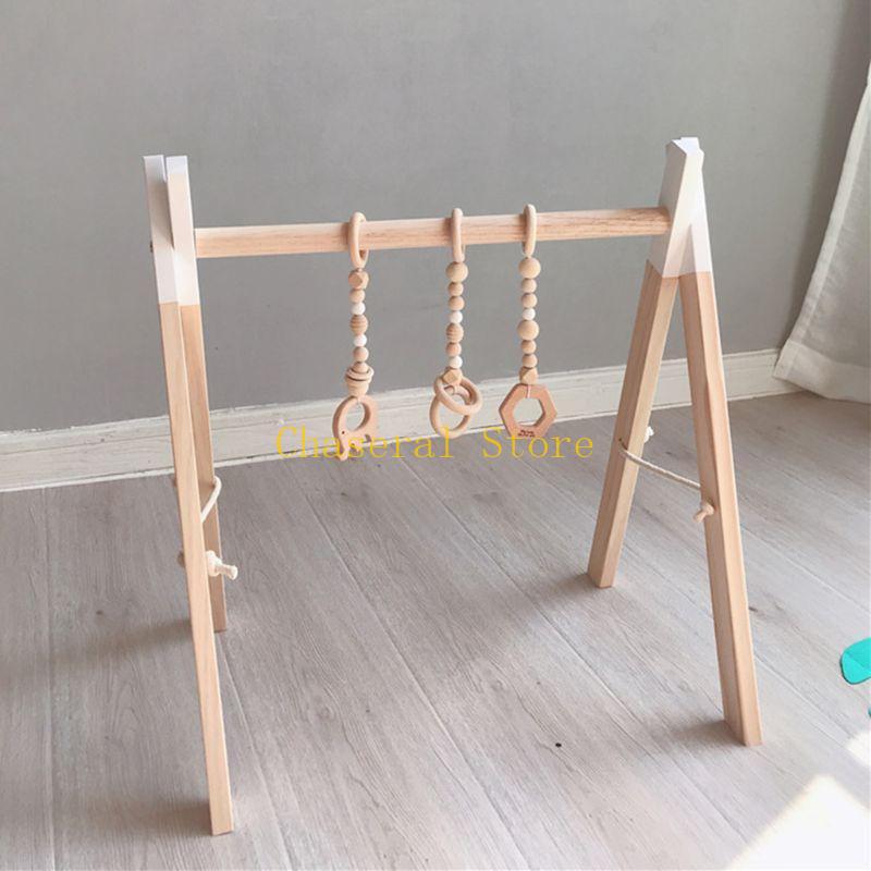 E7CE Nordic Simple Wooden Chil - Baby Swing Bouncer 评论和价格