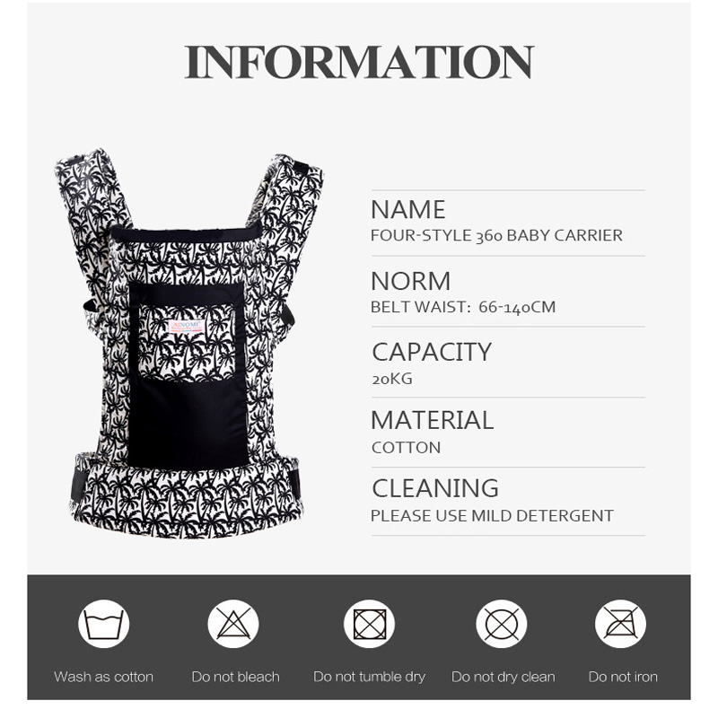 Baby Carrier Backpack 3 in 1 T - Ergonomic Baby Carrier 评论和价格