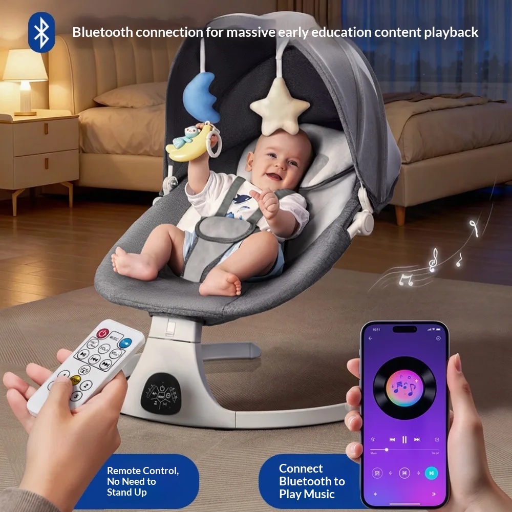 Electric Baby Rocking Chair wi - Baby Swing Bouncer 评论和价格