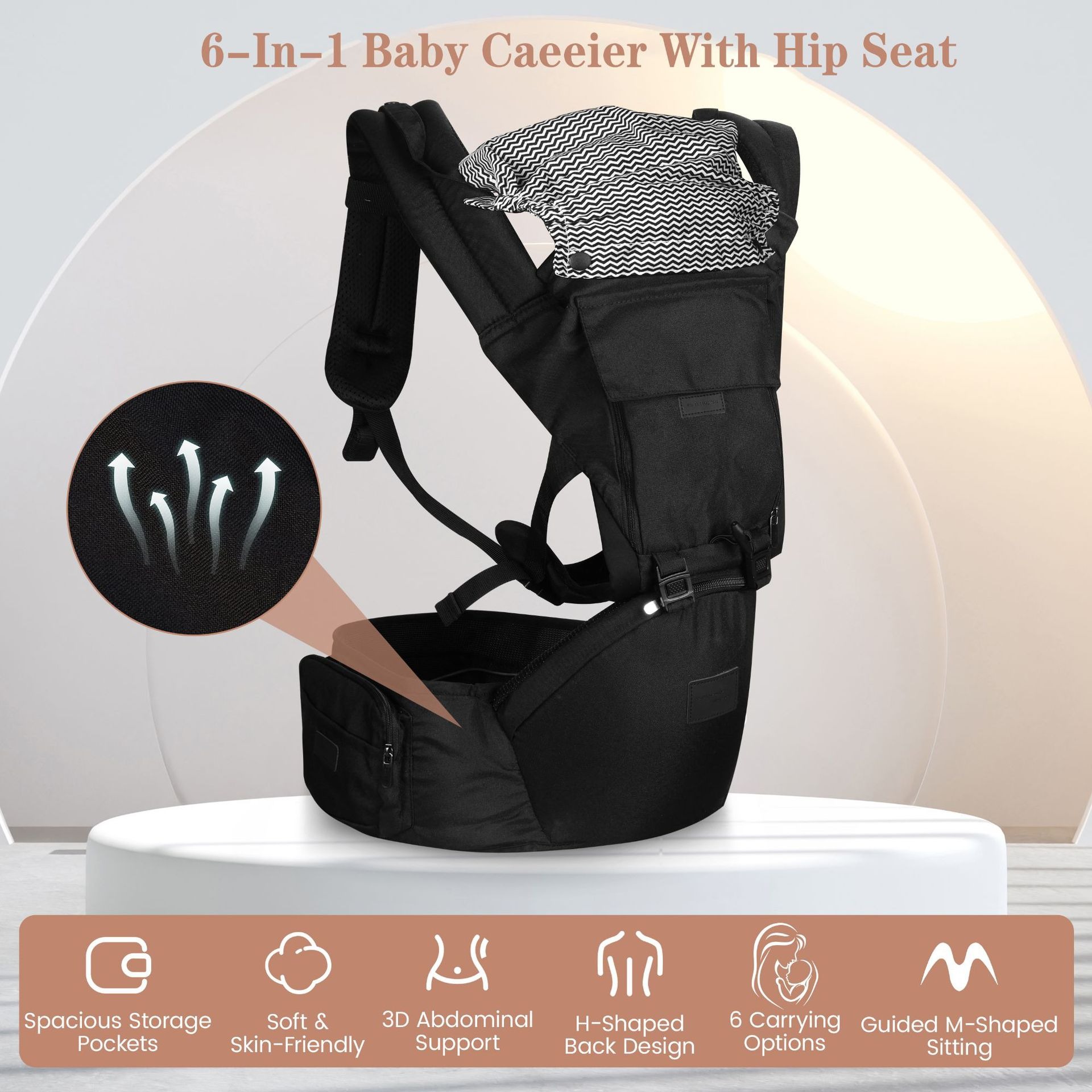 Baby Carrier with Hip Seat, Er - Ergonomic Baby Carrier 评论和价格