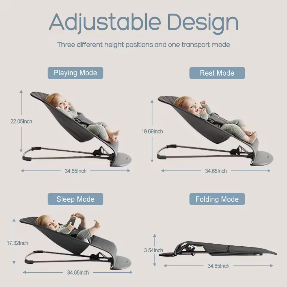 Foldable Baby Rocking Chair wi - Baby Swing Bouncer 评论和价格
